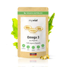 Lade das Bild in den Galerie-Viewer, Omega 3 Kapseln aus Algenöl - Vegan
