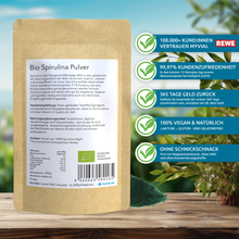 Lade das Bild in den Galerie-Viewer, Bio Spirulina Pulver