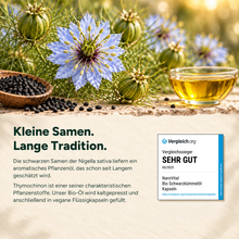 Lade das Bild in den Galerie-Viewer, Bio Schwarzkümmelöl Kapseln