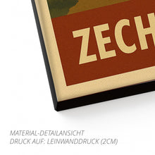 Lade das Bild in den Galerie-Viewer, Zeche Sterkrade Oberhausen – Retro Poster im 70er-Look