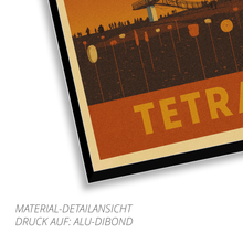 Lade das Bild in den Galerie-Viewer, Tetraeder Bottrop – Retro Poster im 70er-Stil
