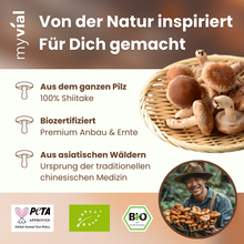 Lade das Bild in den Galerie-Viewer, Bio Shiitake Kapseln