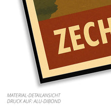 Lade das Bild in den Galerie-Viewer, Zeche Sterkrade Oberhausen – Retro Poster im 70er-Look