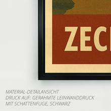 Lade das Bild in den Galerie-Viewer, Zeche Sterkrade Oberhausen – Retro Poster im 70er-Look