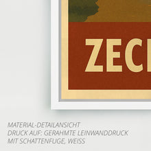 Lade das Bild in den Galerie-Viewer, Zeche Sterkrade Oberhausen – Retro Poster im 70er-Look