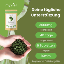 Lade das Bild in den Galerie-Viewer, Bio Chlorella Tabletten Presslinge