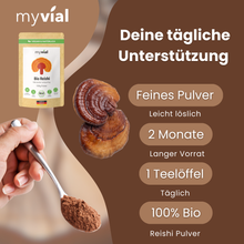 Lade das Bild in den Galerie-Viewer, Bio Reishi Pulver