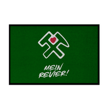 Lade das Bild in den Galerie-Viewer, Fußmatte mit Gummirand Mein Revier