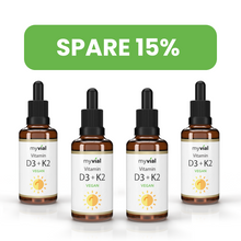 Lade das Bild in den Galerie-Viewer, Vitamin D3 + K2 Tropfen