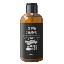 Lade das Bild in den Galerie-Viewer, Barbers Garage exklusives Silber Shampoo (250ml)