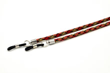 Lade das Bild in den Galerie-Viewer, Brillenband 3,8mm Camouflage Rot Beige
