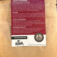 Lade das Bild in den Galerie-Viewer, Santo Domingo Kaffebohne 250g