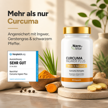 Lade das Bild in den Galerie-Viewer, Curcuma Ingwer Plus – Kurkuma Kapseln