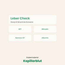Lade das Bild in den Galerie-Viewer, Leber Check