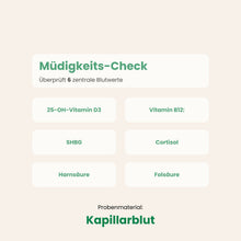 Lade das Bild in den Galerie-Viewer, Müdigkeits Check