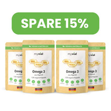Lade das Bild in den Galerie-Viewer, Omega 3 Kapseln aus Algenöl - Vegan