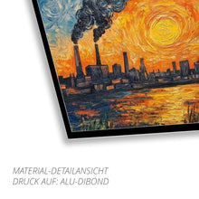 Lade das Bild in den Galerie-Viewer, Ruhrpott Sundowner in Öl-Premiumdruck