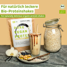 Lade das Bild in den Galerie-Viewer, Bio Veganes Proteinpulver Vanille ohne Soja