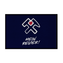 Lade das Bild in den Galerie-Viewer, Fußmatte mit Gummirand Mein Revier