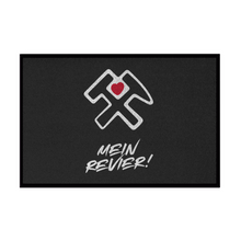 Lade das Bild in den Galerie-Viewer, Fußmatte mit Gummirand Mein Revier