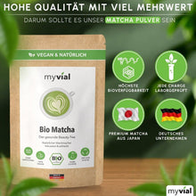 Lade das Bild in den Galerie-Viewer, Bio Premium Matcha Pulver aus Japan