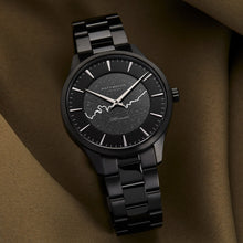 Lade das Bild in den Galerie-Viewer, Armbanduhr Metropolis 42 schwarz