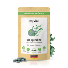 Lade das Bild in den Galerie-Viewer, Bio Spirulina Tabletten Presslinge