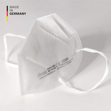Lade das Bild in den Galerie-Viewer, 20x FFP2 Maske "Made in Germany" - FIT F248 CE zertifiziert (CE 0200) - 2,50€ pro Maske - mucmidi.com