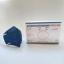 Lade das Bild in den Galerie-Viewer, 10x Kleine FFP2 Maske Made in Germany - Navy Blue