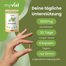 Lade das Bild in den Galerie-Viewer, Bio Ashwagandha Kapseln
