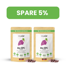 Lade das Bild in den Galerie-Viewer, Bio OPC Kapseln – Mit Traubenkern, Aroniapulver &amp; Vitamin C
