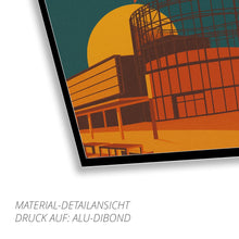 Lade das Bild in den Galerie-Viewer, Bermuda3Eck Bochum – Retro Poster im 70er-Stil
