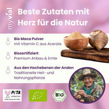 Lade das Bild in den Galerie-Viewer, Bio Maca Mix Kapseln
