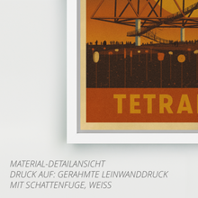 Lade das Bild in den Galerie-Viewer, Tetraeder Bottrop – Retro Poster im 70er-Stil
