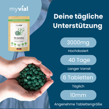 Lade das Bild in den Galerie-Viewer, Bio Spirulina Tabletten Presslinge
