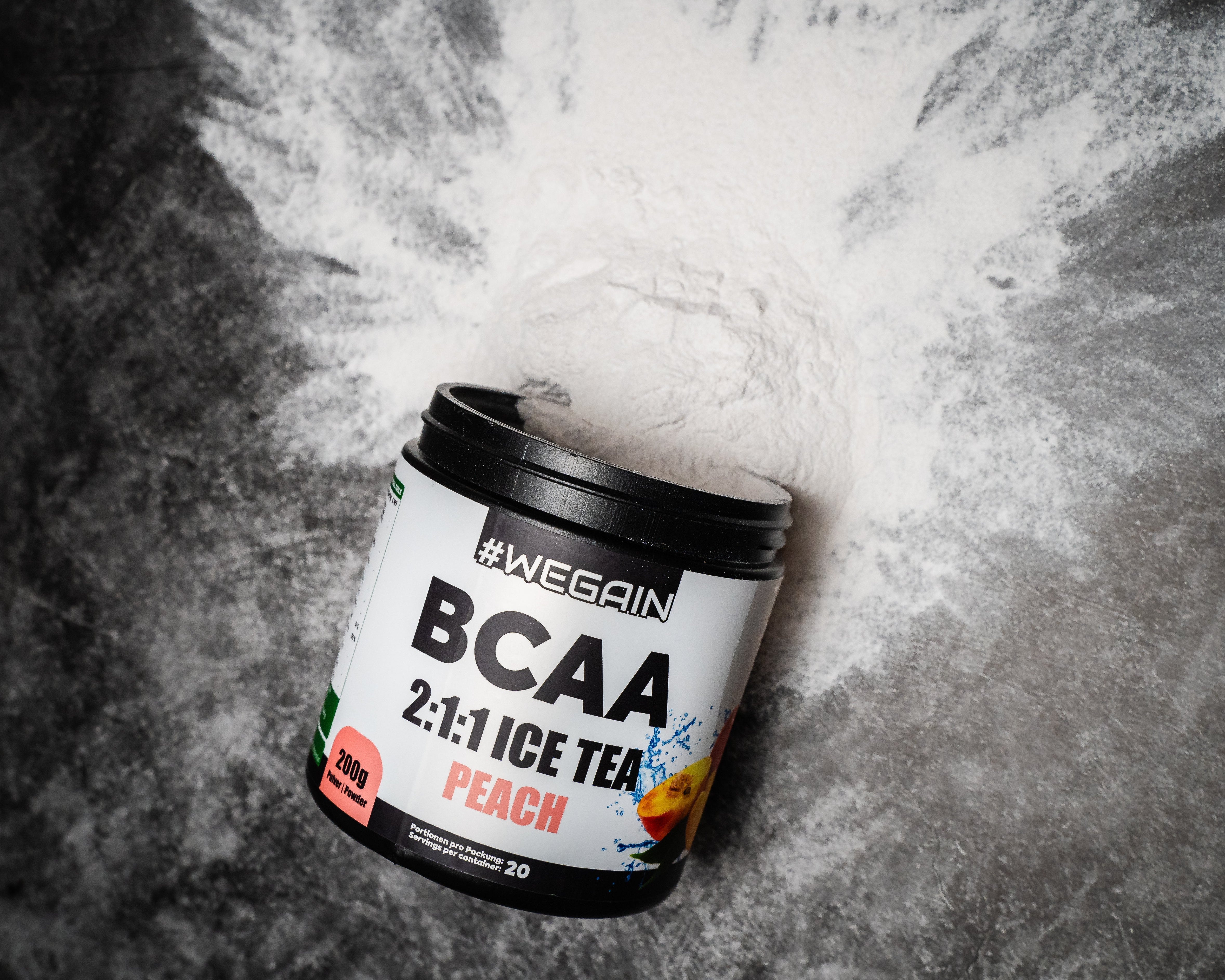 #WEGAIN - BCAA Pulver Ice Tea Peach- 200 g