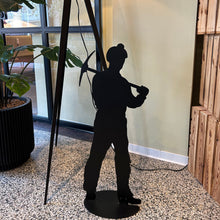 Lade das Bild in den Galerie-Viewer, Bergmann Stahl Schwarz 31 x 75 cm
