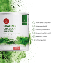 Lade das Bild in den Galerie-Viewer, Bio Urweizengras Saftpulver (Kamut® Khorasan)
