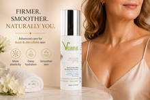Lade das Bild in den Galerie-Viewer, Hals- und Decollette hautstraffende Creme (200ml) + Collagen Ultra-Lift DeLuxe Duschgel (500ml)
