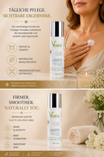 Lade das Bild in den Galerie-Viewer, Hals- und Decollette hautstraffende Creme (200ml) + Collagen Ultra-Lift DeLuxe Duschgel (500ml)
