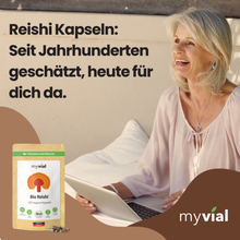 Lade das Bild in den Galerie-Viewer, Bio Reishi Kapseln
