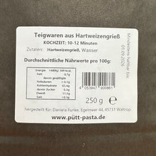Lade das Bild in den Galerie-Viewer, Pütt Pasta 250g
