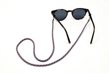 Lade das Bild in den Galerie-Viewer, Brillenband 3,8mm Rosa Blau Gemustert
