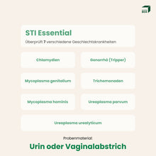 Lade das Bild in den Galerie-Viewer, STI Test Essential - Geschlechtskrankheiten-Test
