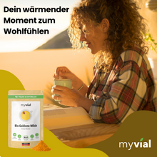 Lade das Bild in den Galerie-Viewer, Bio Goldene Milch Latte mit 10 ayurvedischen Superfoods
