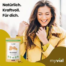Lade das Bild in den Galerie-Viewer, Bio Kurkuma Kapseln mit schwarzem Bio Pfeffer
