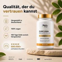 Lade das Bild in den Galerie-Viewer, Curcuma Ingwer Plus – Kurkuma Kapseln
