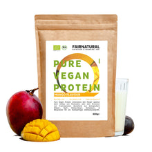 Lade das Bild in den Galerie-Viewer, Bio Veganes Proteinpulver Mango ohne Soja
