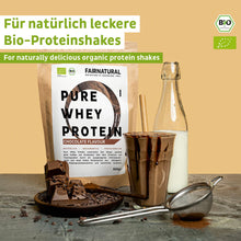 Lade das Bild in den Galerie-Viewer, Bio Whey Protein Pulver Schoko
