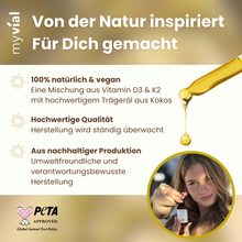 Lade das Bild in den Galerie-Viewer, Vitamin D3 + K2 Tropfen
